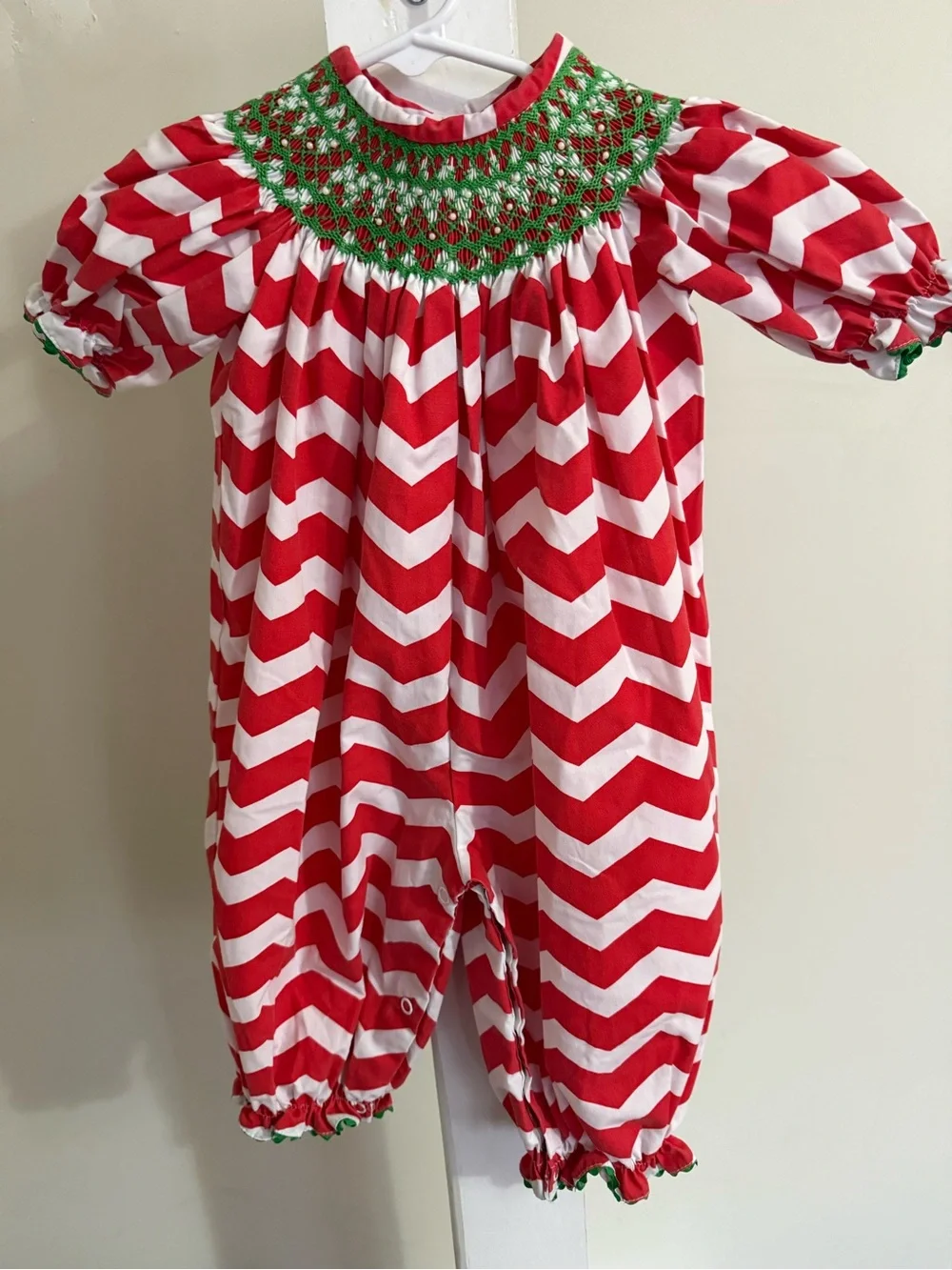 Stelly Belly Smocked Bubble Romper